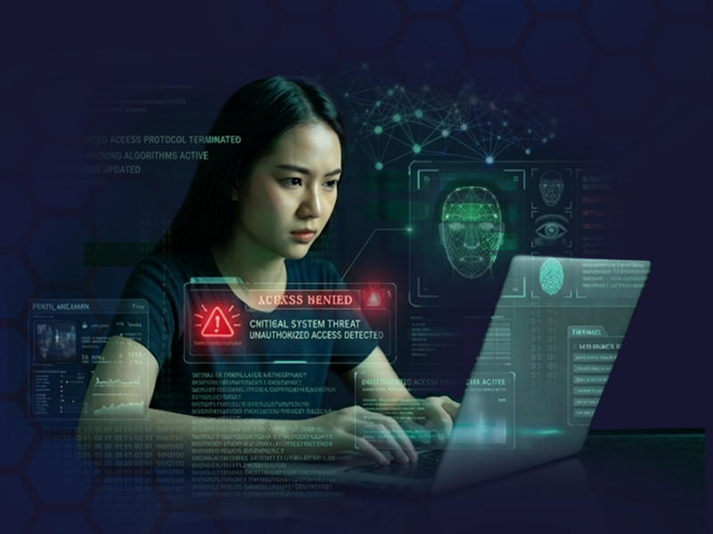 AI Cybersecurity Visual